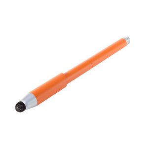ミヨシ(MCO) 導電繊維ファイバーヘッドタッチペン STP-07/OR(低重心感圧付)オレンジ 商品写真1
