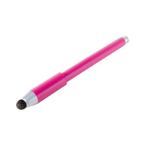 ミヨシ(MCO) 導電繊維ファイバーヘッドタッチペン STP-07/PK(低重心感圧付)ピンク 商品写真1