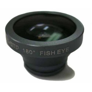 ルーメン　クリップ固定式画角180°魚眼レンズ　ガンメタリック　LM-SMFISH-GM 商品写真2