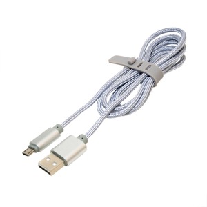 ミヨシ(MCO) 高耐久microUSBケーブル 1m シルバー USB-MT201/SL 【3本セット】 商品写真3