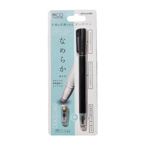 ミヨシ(MCO) 先端を交換できるタッチペン なめらかタイプ ブラック STP-L01/BK 【3本セット】 商品写真2