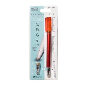 ミヨシ(MCO) 先端を交換できるタッチペン なめらかタイプ レッド STP-L01/RD 【3本セット】 商品写真2