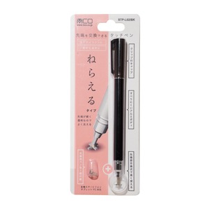 ミヨシ(MCO) 先端を交換できるタッチペン ねらえるタイプ STP-L02/BK 【2本セット】 商品写真3