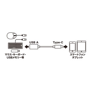 ミヨシ USB Type-C ホストアダプタ SCC-HS01/BK 【2個セット】 商品写真3