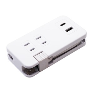 ミヨシモバイルUSB-ACタップ（USB-Aポート・USB-Type-Cポート・ACコンセント付） IPA-24AC3/WH（ホワイト）