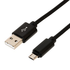 ミヨシ（MCO） 高耐久microUSBケーブル 2m ブラック USB-MT202/BK