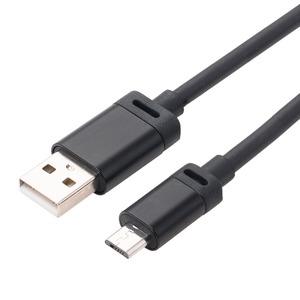 ミヨシ（MCO） からみにくいmicroUSBケーブル ブラック 1m SKN-M10/BK