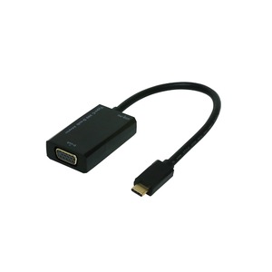 USB-PD対応 Type-C - D-sub変換アダプタ USA-PDS1/BK