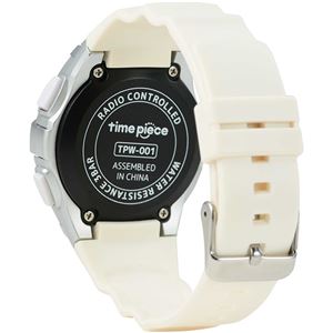 Time Piece(タイムピース) 腕時計 電波時計 ソーラー(デュアルパワー) デジタル ホワイト TPW-001WH 商品写真3