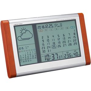 カレンダー天気電波時計 TB-834