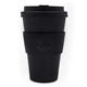 Ecoffee Cup（エコーヒー カップ） カップ ソーサー 繰り返し使える 環境に優しい バンブーファイバー 400ml Blackout [600 106] - 縮小画像1
