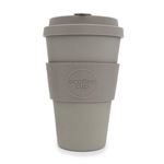 Ecoffee Cup（エコーヒー カップ） カップ ソーサー 繰り返し使える 環境に優しい バンブーファイバー 400ml Molto Grigio [600 133]