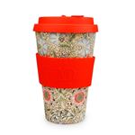 Ecoffee Cup（エコーヒー カップ） カップ ソーサー 繰り返し使える 環境に優しい バンブーファイバー 400ml Corncockle [600 503]