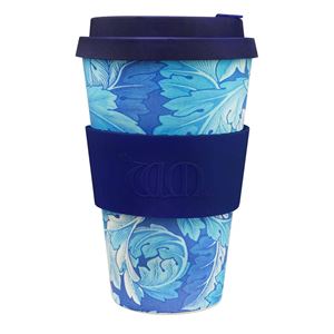 Ecoffee Cup（エコーヒー カップ） カップ ソーサー 繰り返し使える 環境に優しい バンブーファイバー 400ml Acanthus [600 507]