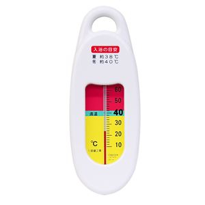 クレセル お風呂用温度計 健康湯温計 ホワイト AP-01