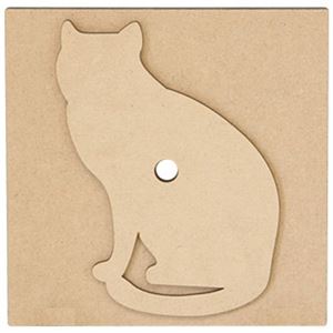 カントリークラフト ミニクロック・お座り猫