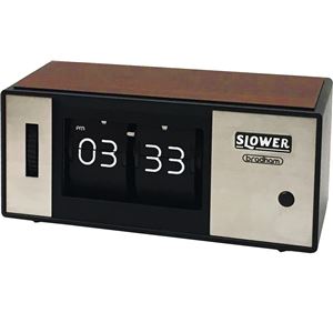 SLOWER DESK CLOCK LED 置き時計 回転式 bradham（ブラハム） ウッド