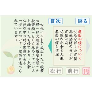 ニンテンドーDS 書き込み式「般若心経」練習帳DS 商品写真2