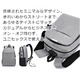 SunRuck 多機能リュックサック 通勤 通学 旅行 SR-LB105-NV ネイビー - 縮小画像2