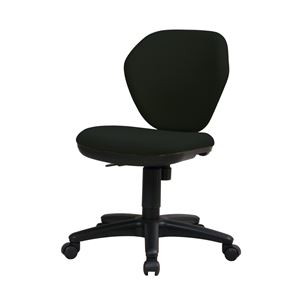 オフィスチェア ブラック【幅440×奥行570×高さ800～930mm】 組立品（肘別売り）【代引不可】