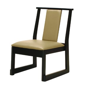 木製ローチェア ベージュ 完成品【代引不可】