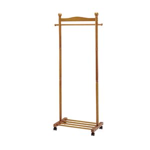 木製パーソナルハンガー 【幅735×奥行380×高さ1635mm】 組立品【代引不可】