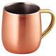 銅製 2重マグカップ/タンブラー 【250ml】 日本製 ステンレス ミラー仕上げ 抗菌性 『アサヒ』 〔カフェ バー〕 - 縮小画像1