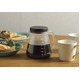コーヒーサーバー 【ブラック】 850ml 約150×122×137mm 日本製 5杯分 電子レンジ対応 箱入り 『ストロン』 〔キッチン 台所〕 - 縮小画像2