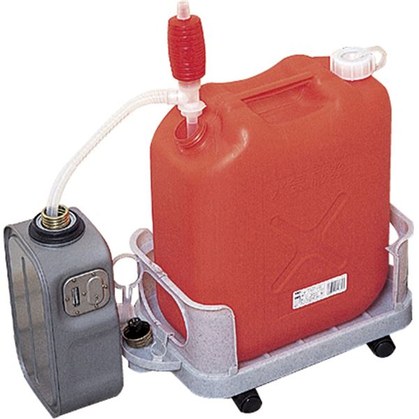 灯油ポリタンク 収納用品 【約445×265×195mm】 日本製 18・20L キャスター付 『ポリタン楽っく』 〔ストーブ ファンヒーター〕