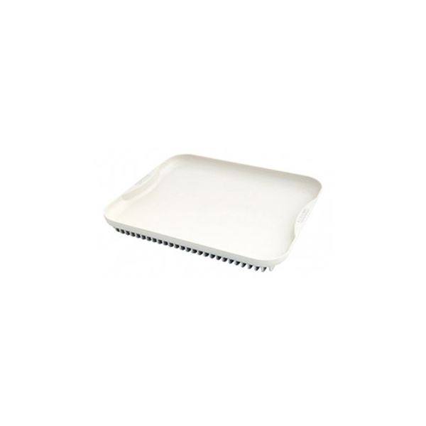 解凍プレート/調理器具 【大サイズ】 250×215×29mm 日本製 アルミ シリコーン塗装 『クイッ君』