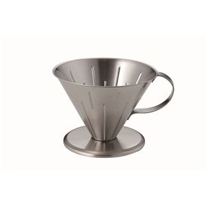 ステンレスコーヒードリッパー L・サテン - 拡大画像