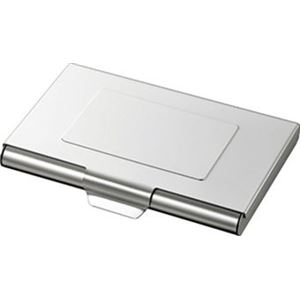 アルミ製 マスクケース 【ミラー付き】 100×145×15mm 日本製 燕熟の技 〔プレゼント 贈り物 ギフト〕