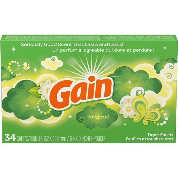 （まとめ）GAIN 乾燥機用柔軟シート オリジナル 34枚【×3セット】