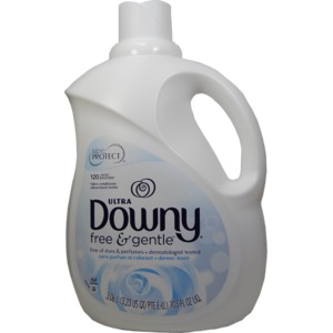 【USA Downy ダウニー】 柔軟剤/洗濯用品 【フリー＆ジェントル 無香料】 内容量103oz×2本セット 〔ランドリー用品〕