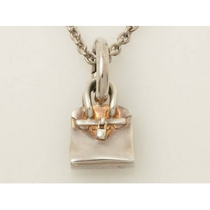 【現品限り】HERMES（エルメス） バーキンネックレス シルバー ...