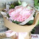箱から出してそのまま飾れる！花瓶・水換えいらず♪フェリーチェブーケ ピンク - 縮小画像1