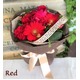 箱から出してそのまま飾れる！花瓶・水換えいらず♪フェリーチェブーケ レッド - 縮小画像1