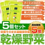栄養そのまま凝縮保存食「乾燥野菜」(1袋:10g×10袋)【5個セット】 border=