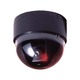 ドーム型防犯ダミーカメラ CDSセンサー/LEDランプ付き (防犯対策) - 縮小画像1