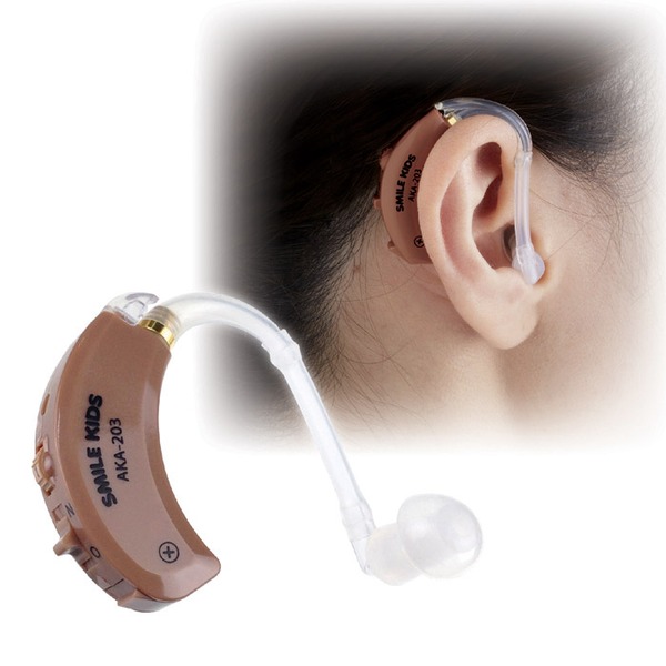 耳かけ集音器 【左右両耳対応】 音量調整ダイヤル付き 『快聴』