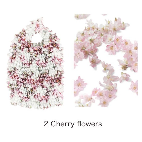 ＨＡＭ−１５絞りバッグ　Ｃｈｅｒｒｙ ｆｌｏｗｅｒｓ