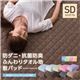 mofua natural 防ダニ・ 抗菌防臭 ふんわりタオル地 敷パッド（東洋紡フィルハーモニィ（R）わた使用） セミダブル ブルー - 縮小画像1