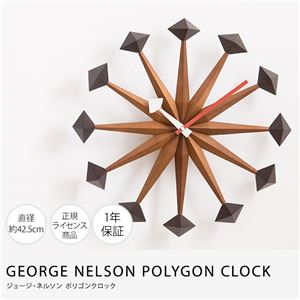 GEORGE NELSON POLYGON CLOCK ジョージ・ネルソン ポリゴンクロック  商品写真1