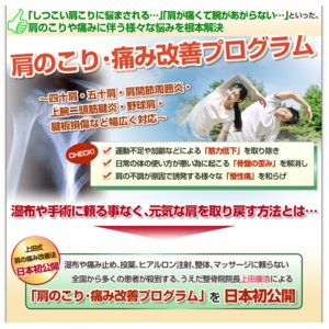 肩こり・痛み改善法エクササイズDVD【上田式】 - 拡大画像