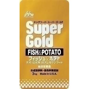 森乳サンワールド スーパーゴールド フィッシュ＆ポテト3Kg 【ペット用品】 - ペット用品の楽園