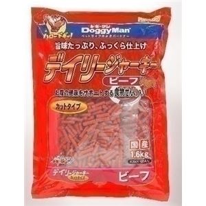 ドギーマンハヤシ デイリージャーキー ビーフ カット1.6Kg 【ペット用品】