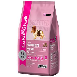 プロクター＆ギャンブル・ジャパン ユーカヌバ 1歳〜6歳用 体重管理用 中型犬種（中粒） 13.5kg【ペット用品】【犬用・フード】 - ペット用品の楽園