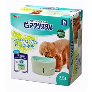 ジェックス株式会社 ピュアクリスタル 2.5L 犬用・多頭飼育用 【ペット用品】 商品写真