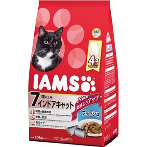 マースジャパンリミテッド アイムス 7歳猫インドアフィッシュ1.5Kg 【ペット用品】 商品写真