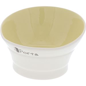 Porta 脚付き陶器食器 M 【ペット用品】